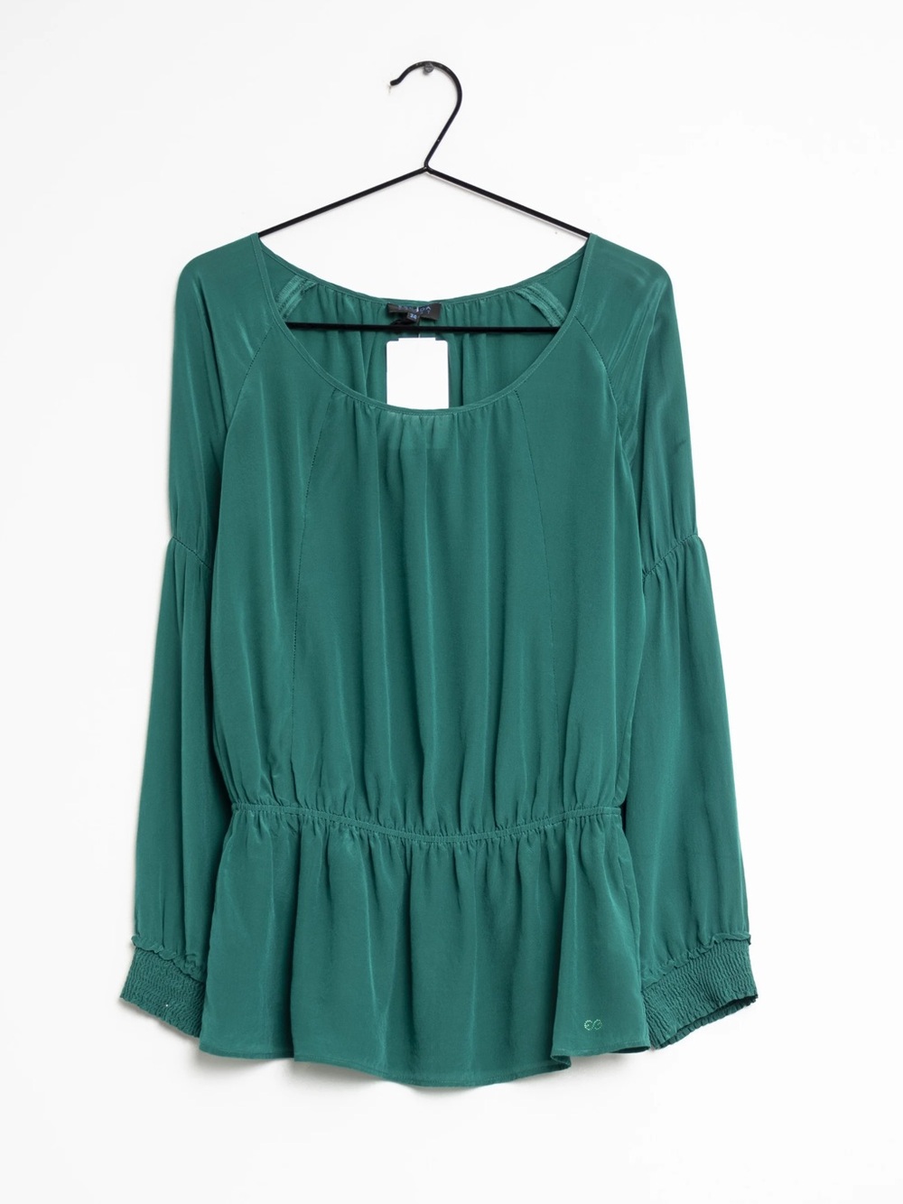 Escada Sport Women's Green Peplum Blouse